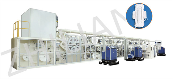 220mm 430mm لنت زنانه ساخت دستگاه نوار بهداشتی اتوماتیک